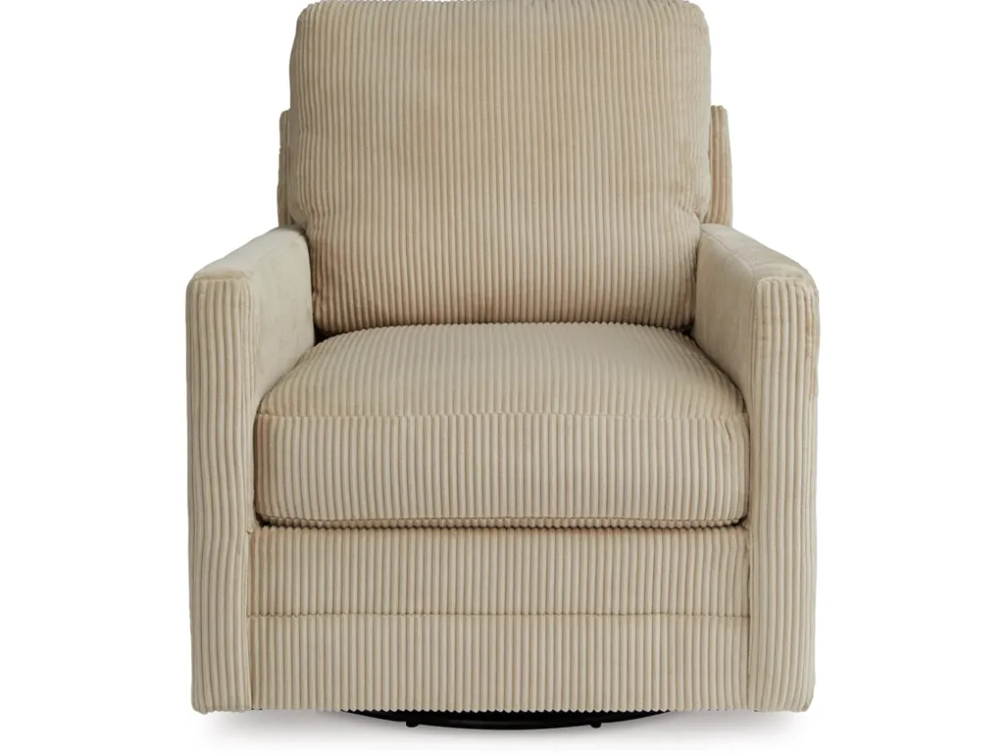 Mor Furniture Simple Joy Swivel Chair In Sand