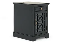 Mor Furniture Skyy Chairside Table In Black