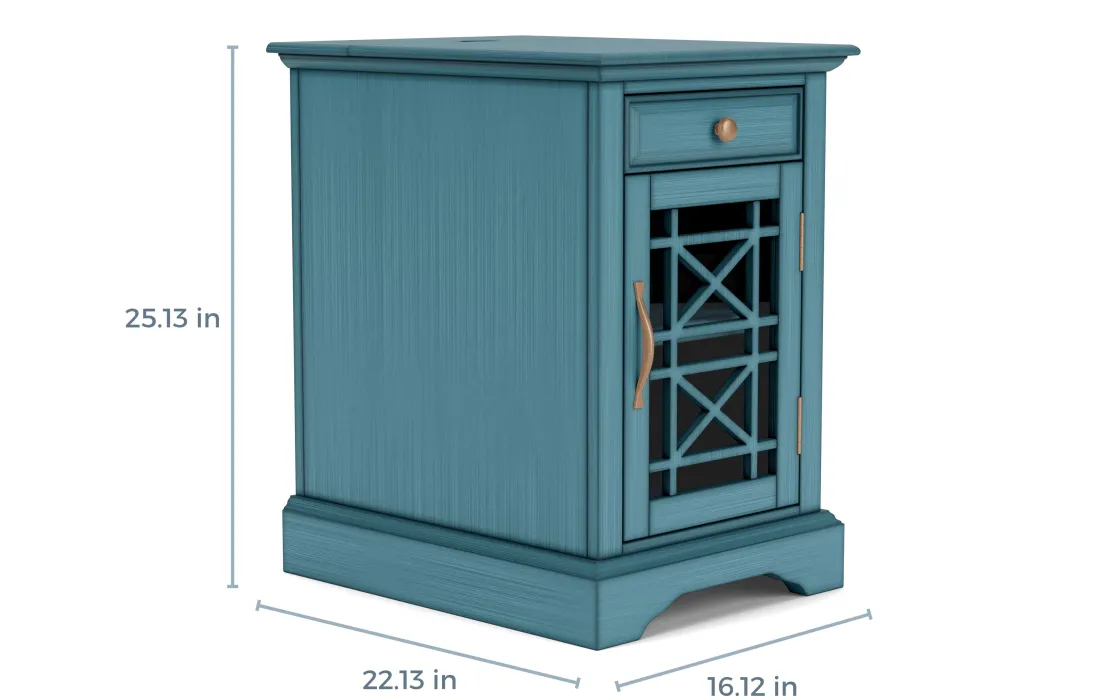 Mor Furniture Skyy Chairside Table In Black