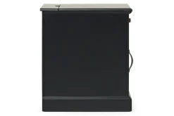 Mor Furniture Skyy Chairside Table In Black