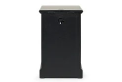Mor Furniture Skyy Chairside Table In Black