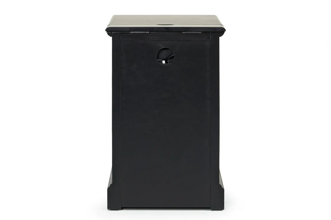 Mor Furniture Skyy Chairside Table In Black