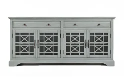Mor Furniture Skyy Media Console In Gray, 70 Inch