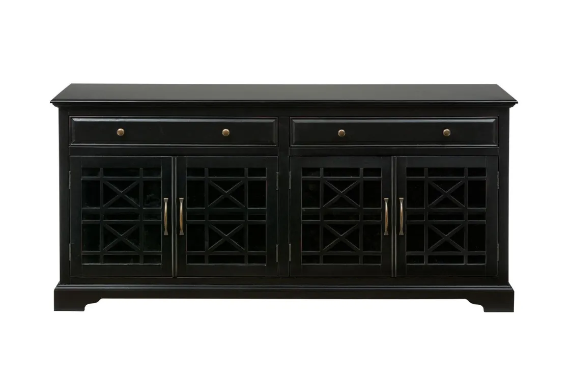 Mor Furniture Skyy Media Console In Gray, 70 Inch