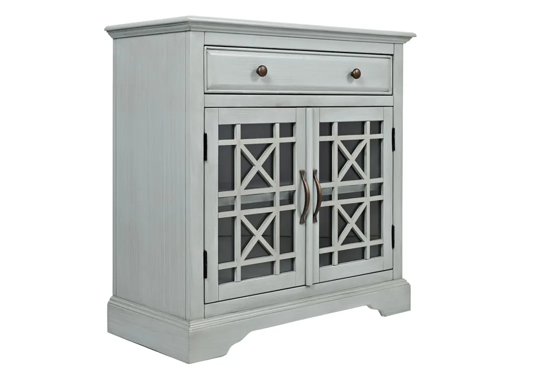 Mor Furniture Skyy Media Console In Gray, 70 Inch