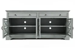 Mor Furniture Skyy Media Console In Gray, 70 Inch