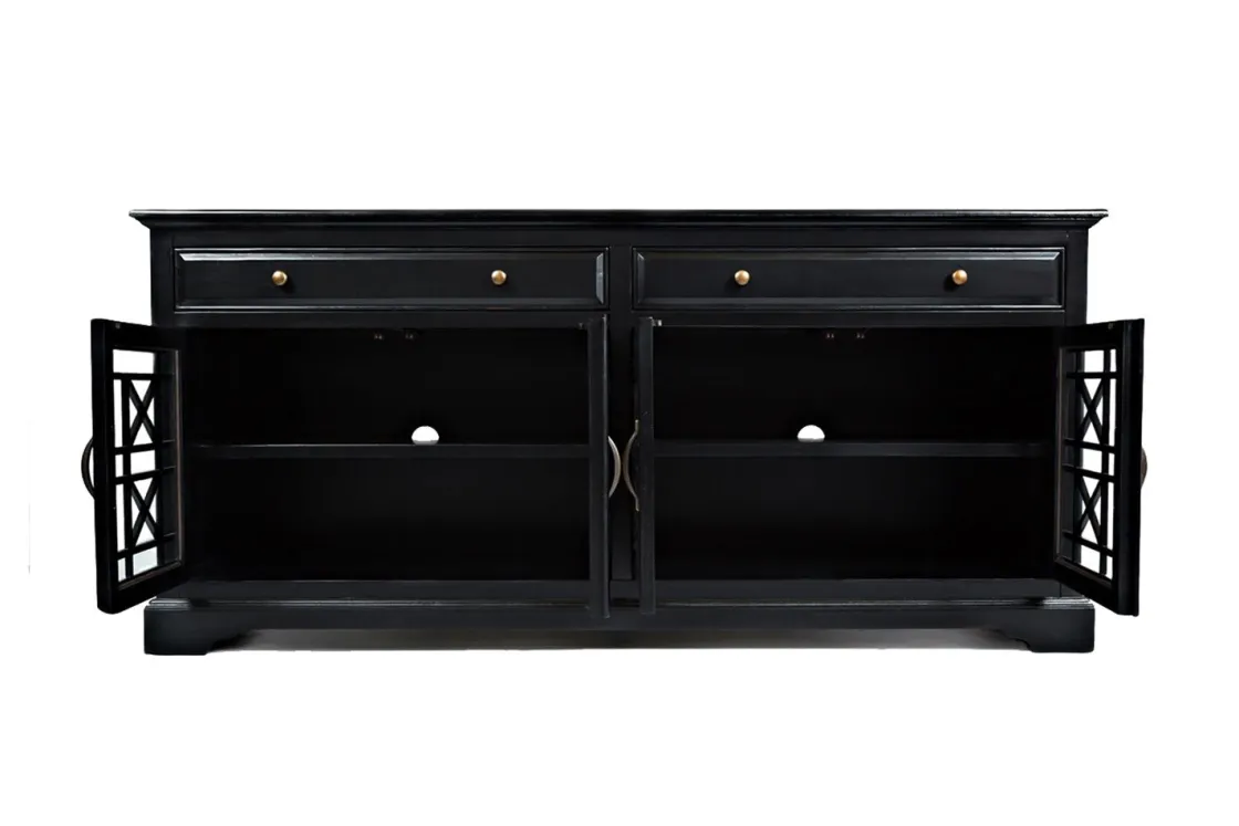 Mor Furniture Skyy Media Console In Gray, 70 Inch