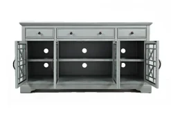Mor Furniture Skyy Media Console In Gray, 70 Inch