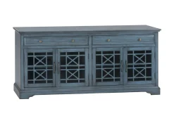 Mor Furniture Skyy Media Console In Gray, 70 Inch