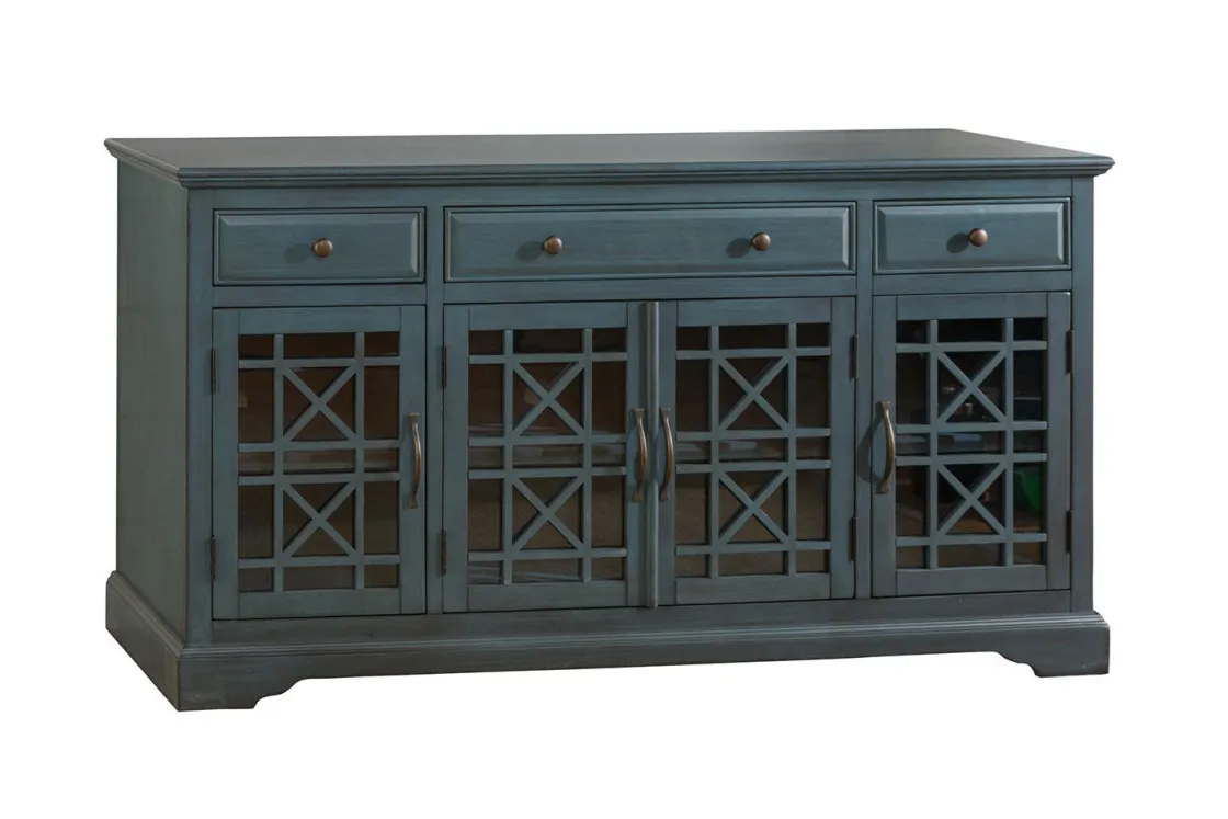 Mor Furniture Skyy Media Console In Gray, 70 Inch