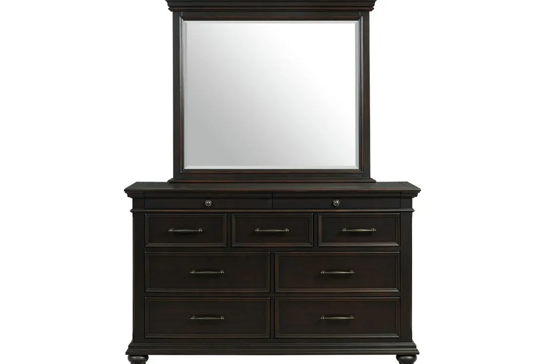 Mor Furniture Slater Mirror In Gray