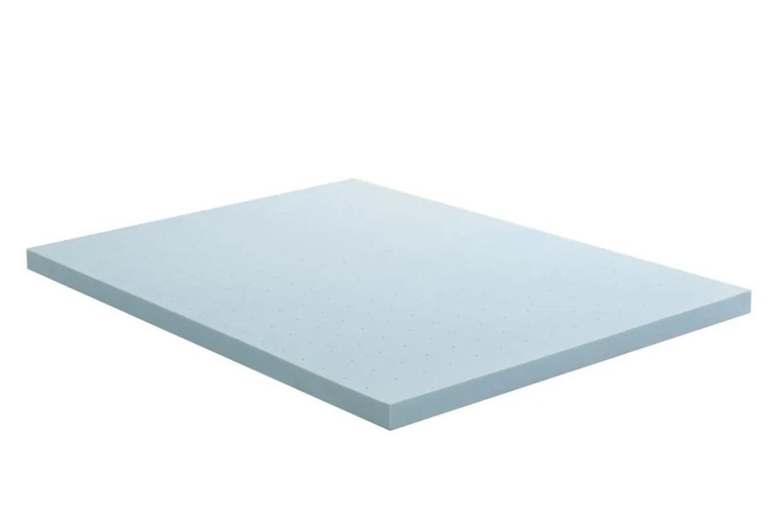 Mor Furniture Sleepmor 3 Inch Gel Infused Ventilated Mattress Topper, Twin