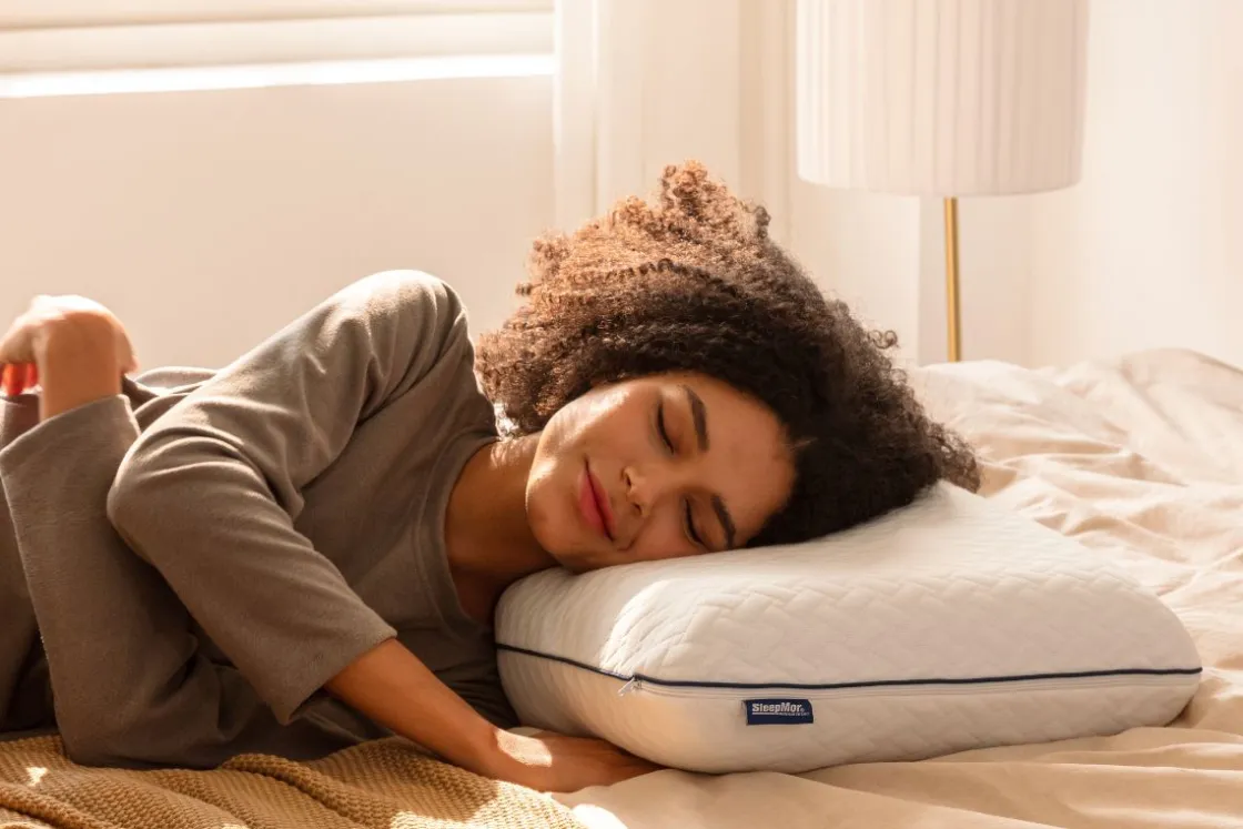 Mor Furniture Sleepmor Gel Infused Memory Foam Pillow, Queen