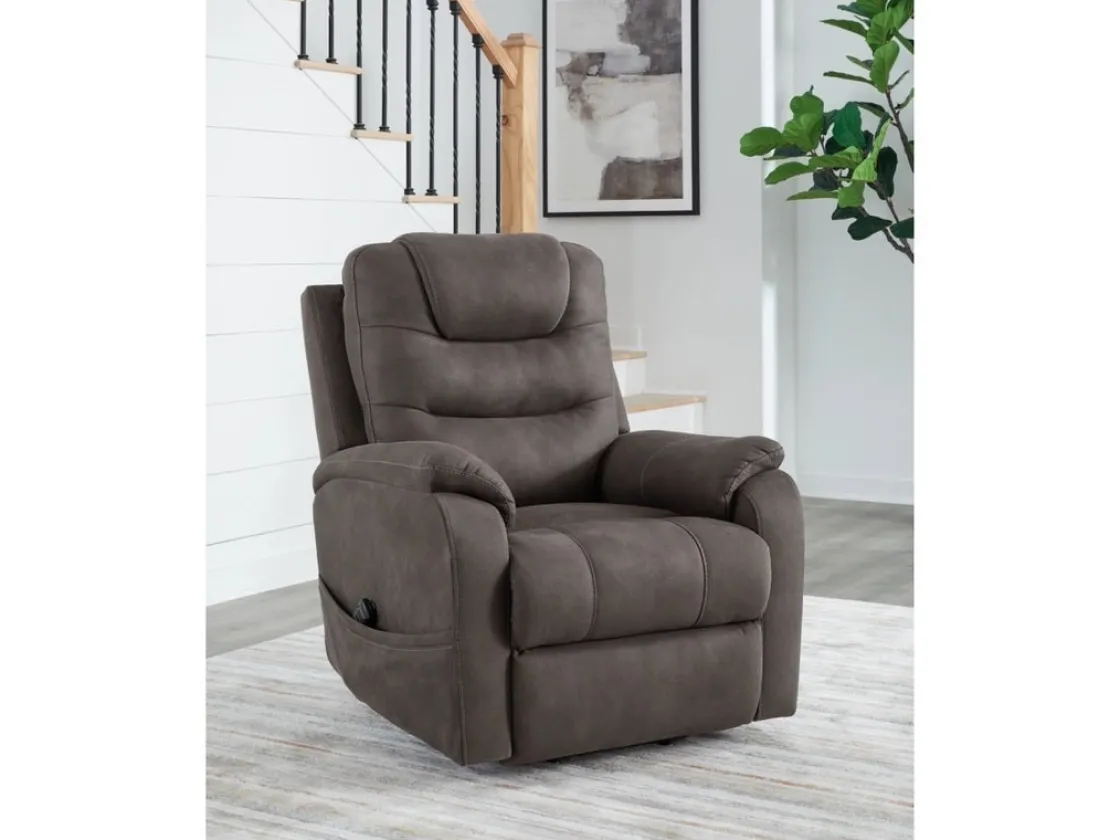 Mor Furniture Snowfield 2 Power Lift Chair In Gunmetal