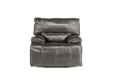 Mor Furniture Sofia 3 Power Recliner In Brown Leather