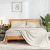 Mor Furniture Soft Wash Sheets In White, Twin