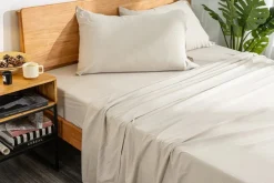 Mor Furniture Soft Wash Sheets In White, Twin
