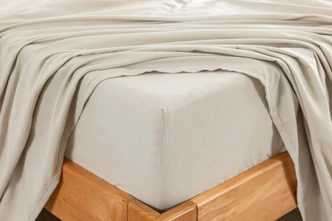 Mor Furniture Soft Wash Sheets In White, Twin