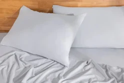 Mor Furniture Soft Wash Sheets In White, Twin