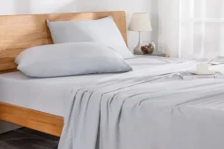 Mor Furniture Soft Wash Sheets In White, Twin