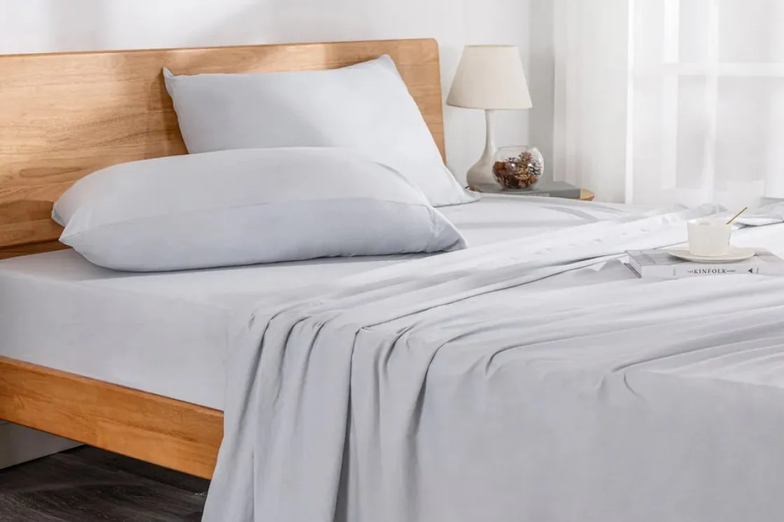 Mor Furniture Soft Wash Sheets In White, Twin