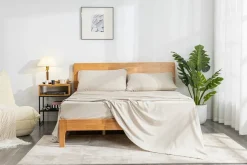 Mor Furniture Soft Wash Sheets In White, Twin