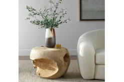 Mor Furniture Sola Outdoor Round End Table In Natural