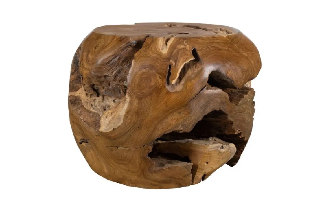 Mor Furniture Sola Outdoor Round End Table In Natural