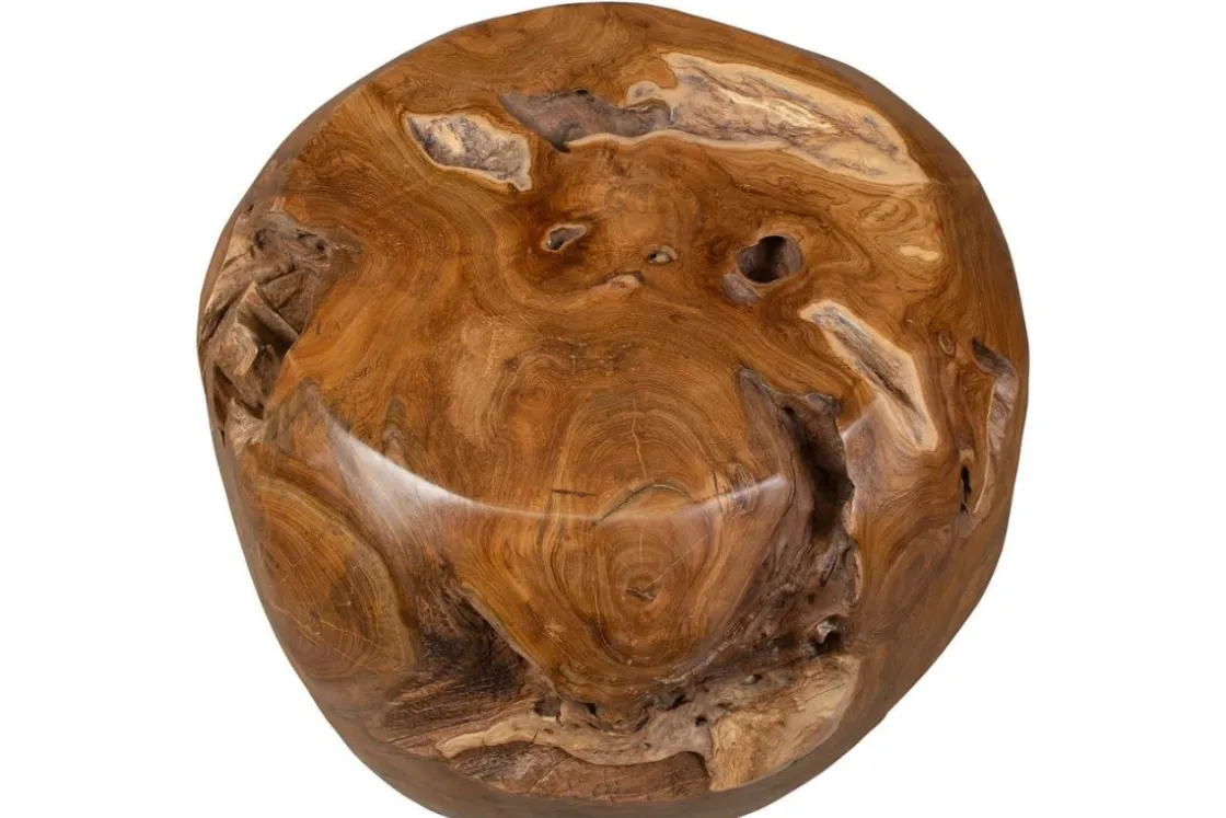 Mor Furniture Sola Outdoor Round End Table In Natural