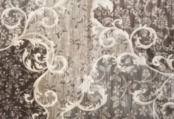 Mor Furniture Sonoma Field Rug In Brown Wisps, 5’ X 8’
