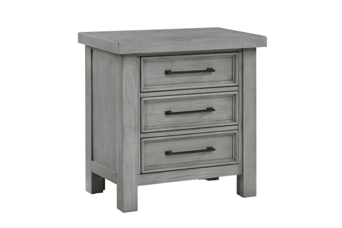 Mor Furniture Sonora Nightstand In Antique Gray