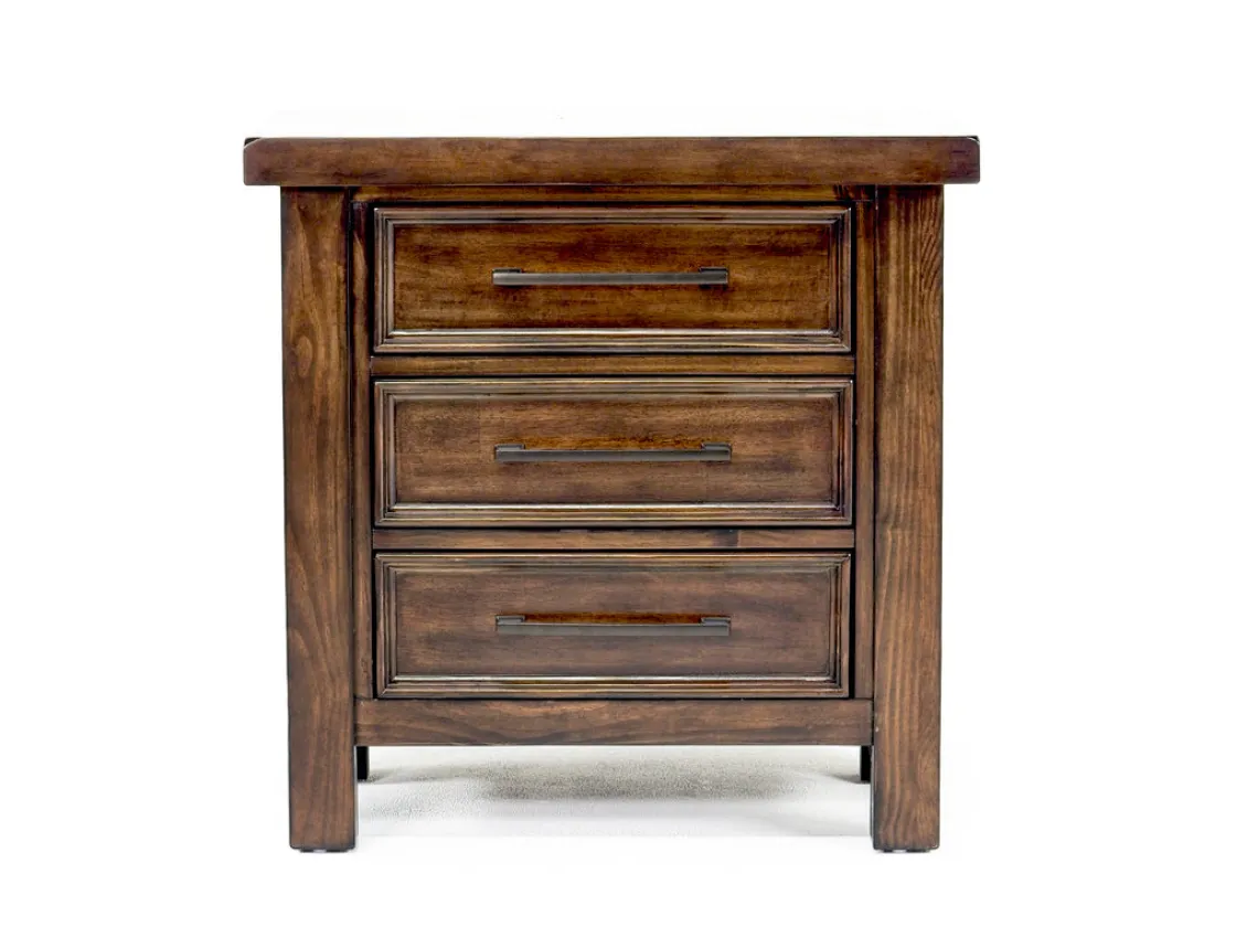 Mor Furniture Sonora Nightstand In Antique Gray