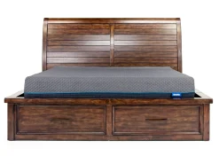 Mor Furniture Sonora Sleigh Bed W/ Storage In Brown, Queen