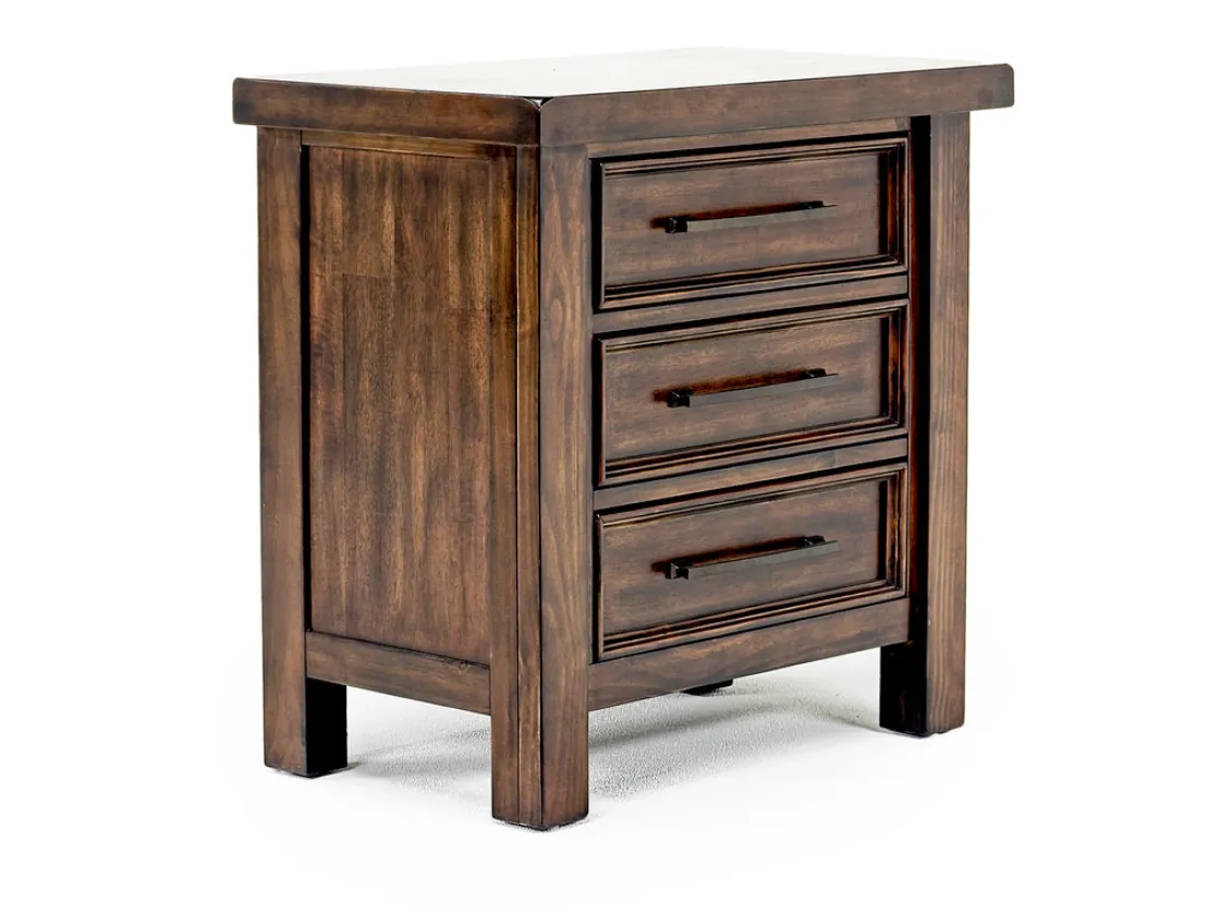Mor Furniture Sonora Sleigh Bed W/ Storage, Dresser, Mirror & Nightstand In Brown, Queen