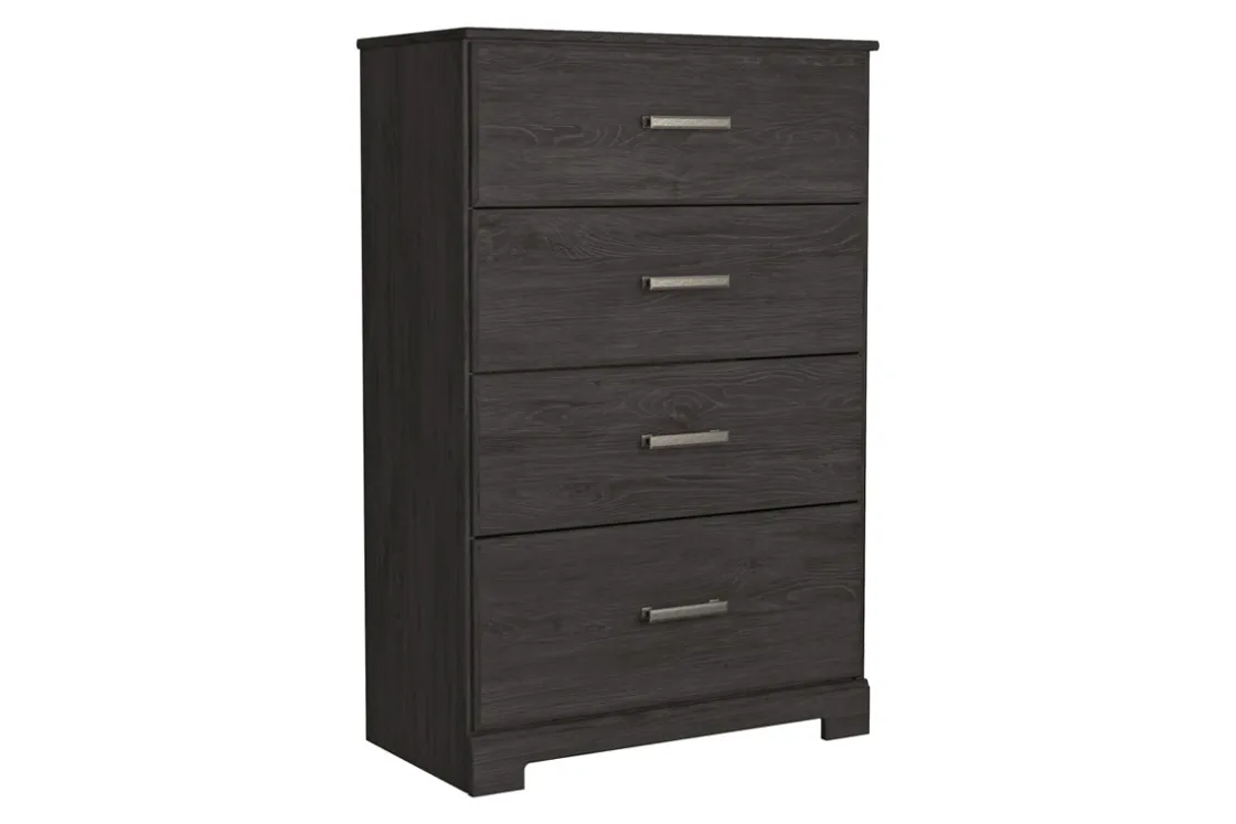 Mor Furniture Stelsie Chest In Dark Charcoal