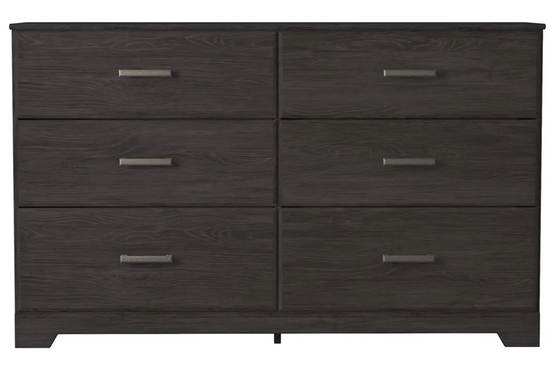 Mor Furniture Stelsie Dresser In Dark Charcoal
