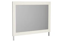 Mor Furniture Stelsie Panel Bed, Dresser, Mirror & Nightstand In Gray, Full
