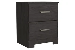 Mor Furniture Stelsie Panel Bed, Dresser, Mirror & Nightstand In Gray, Full