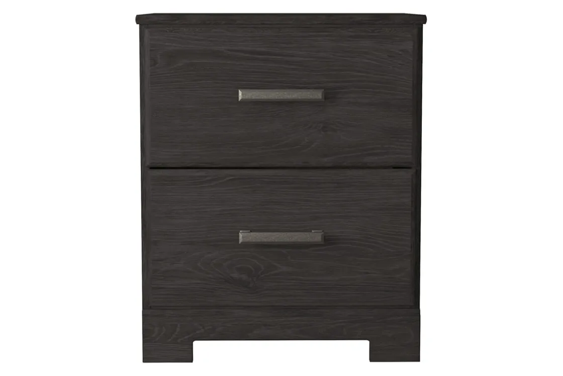 Mor Furniture Stelsie Panel Bed, Dresser, Mirror & Nightstand In Gray, Full