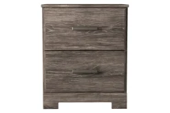 Mor Furniture Stelsie Panel Bed, Dresser, Mirror & Nightstand In Gray, Full