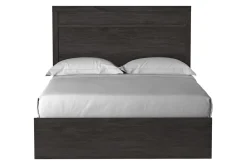 Mor Furniture Stelsie Panel Bed In Gray, Full