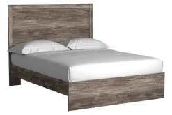 Mor Furniture Stelsie Panel Bed In Gray, Full