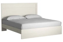 Mor Furniture Stelsie Panel Bed In Gray, Full