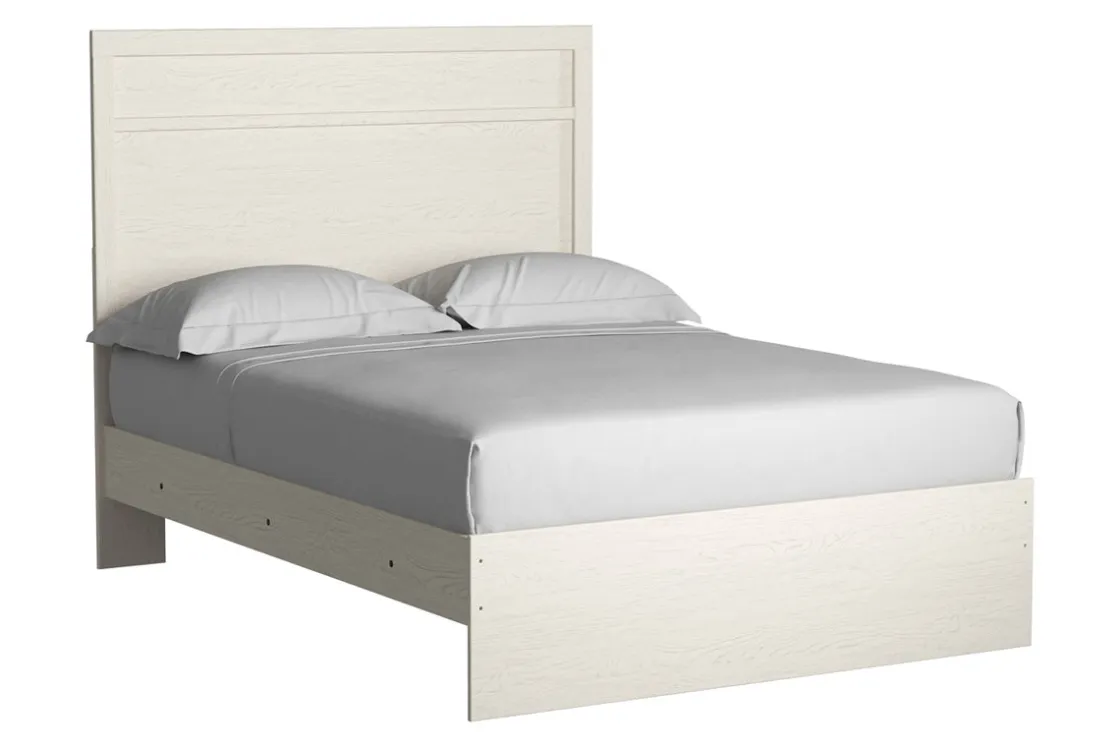 Mor Furniture Stelsie Panel Bed In Gray, Full
