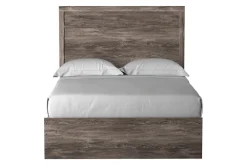 Mor Furniture Stelsie Panel Bed In Gray, Full