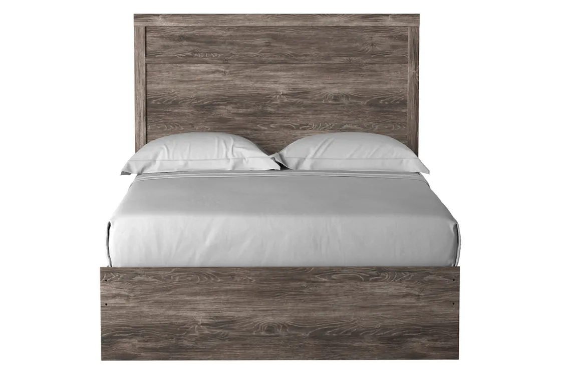 Mor Furniture Stelsie Panel Bed In Gray, Full