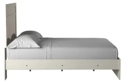 Mor Furniture Stelsie Panel Bed In Gray, Full