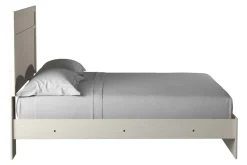 Mor Furniture Stelsie Panel Bed In Gray, Full