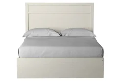 Mor Furniture Stelsie Panel Bed In Gray, Full