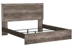 Mor Furniture Stelsie Panel Bed In Gray, Full